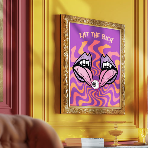 Eat the Rich Fine Art Print